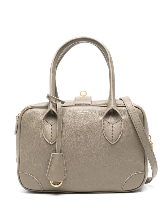 Golden Goose Zipped Leather Tote Bag — Same as shown — Size One Size — Front View
