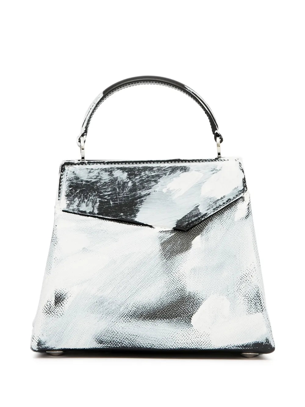 Maison Margiela Snatched Leather Tote Bag — Same as shown — Size One Size — Side View