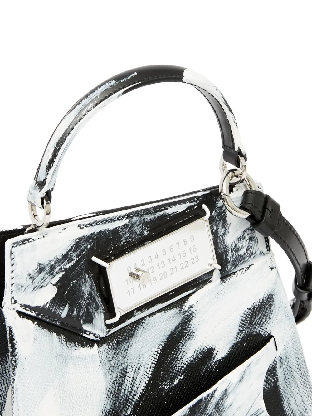 Maison Margiela Snatched Leather Tote Bag — Same as shown — Size One Size — Top View