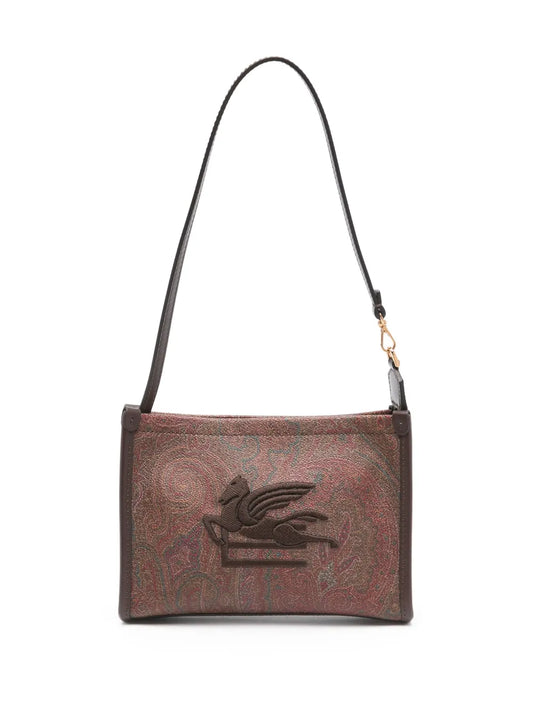 Etro Pegaso Embroidered Paisley Print Tote Bag — Same as shown — Size One Size — Front View