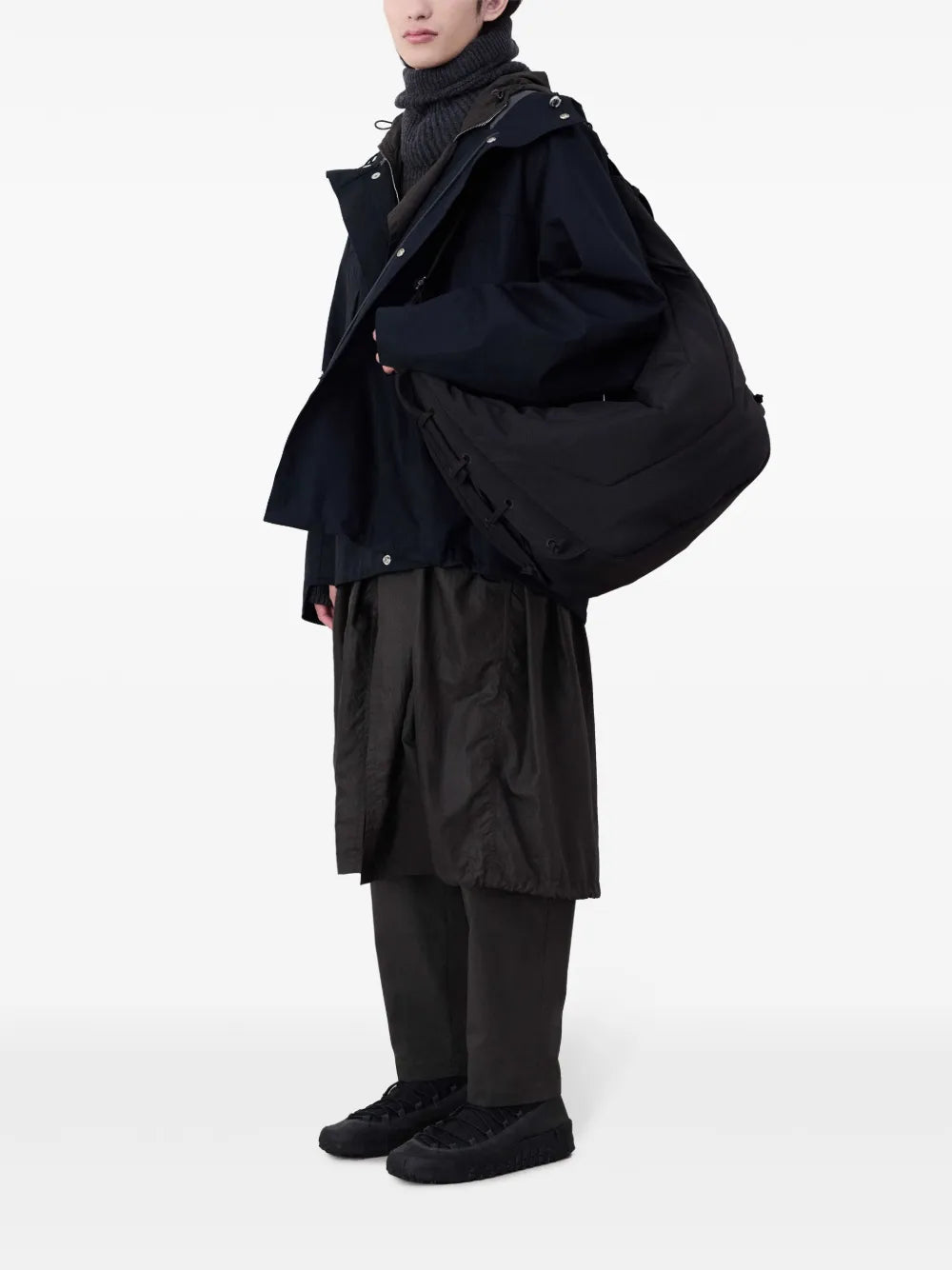 Lemaire Large Soft Game Shoulder Bag — Same as shown — Size One Size — Back View