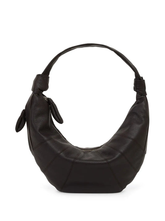 Lemaire Fortune Croissant Leather Shoulder Bag — Same as shown — Size One Size — Front View