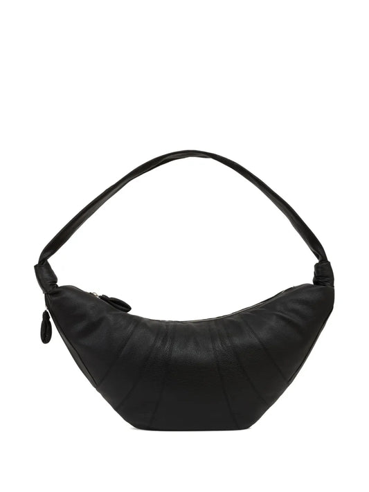 Lemaire Large Croissant Leather Shoulder Bag — Same as shown — Size One Size — Front View
