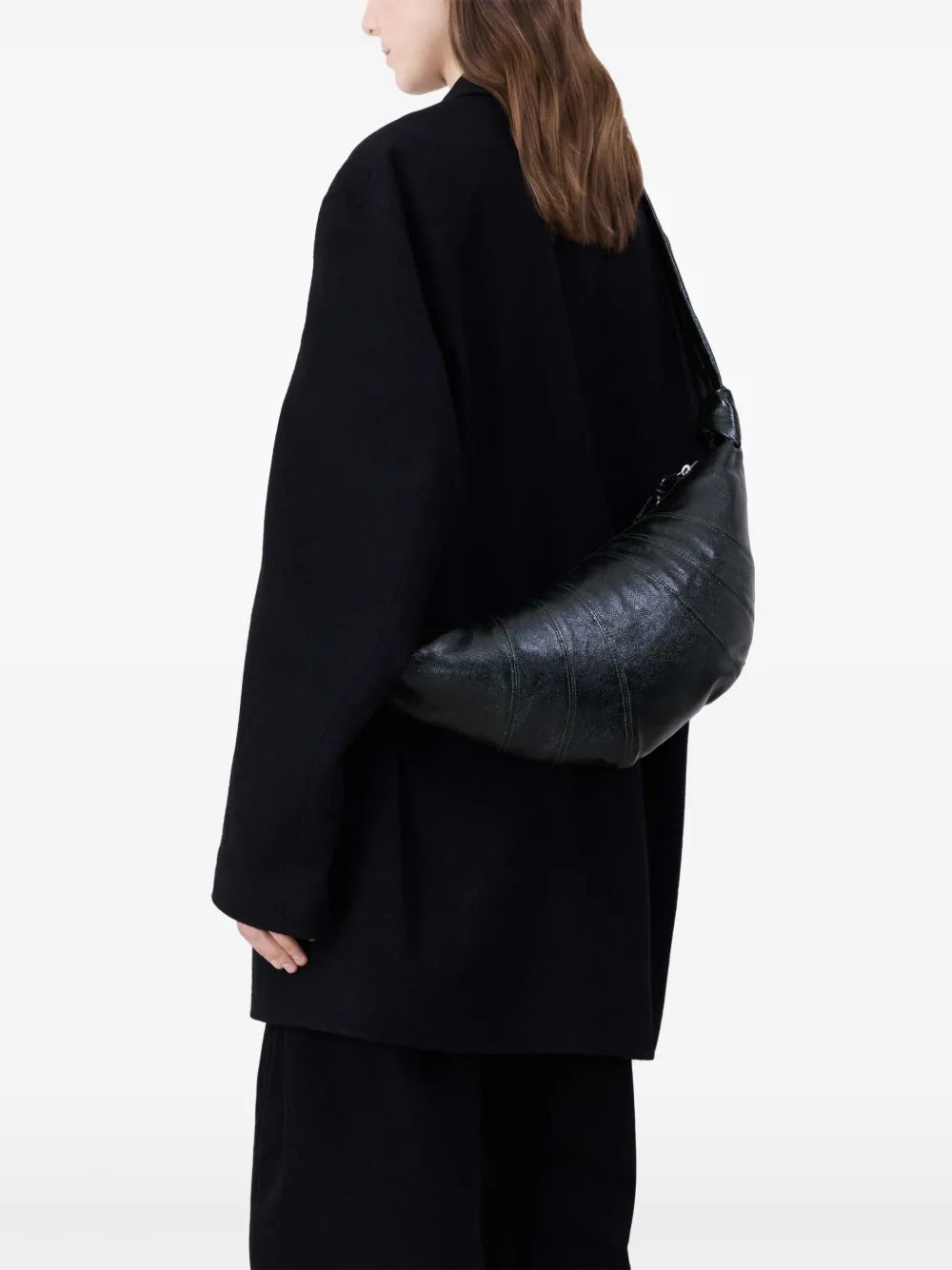 Lemaire Medium Croissant Shoulder Bag — Same as shown — Size One Size — Side View