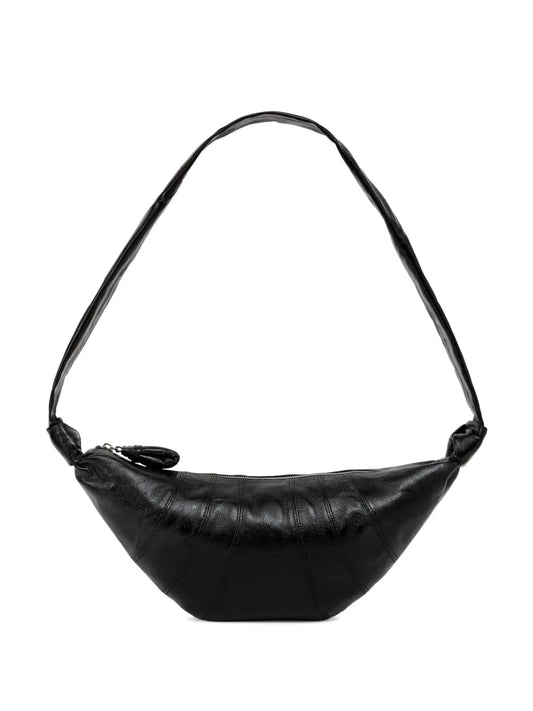 Lemaire Medium Croissant Cotton Shoulder Bag — Same as shown — Size One Size — Front View