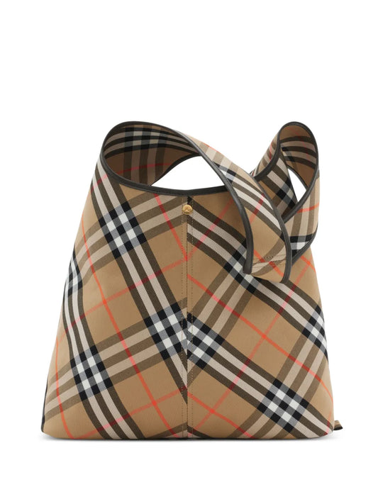 Burberry Large Check Shoulder Bag — Same as shown — Size One Size — Front View