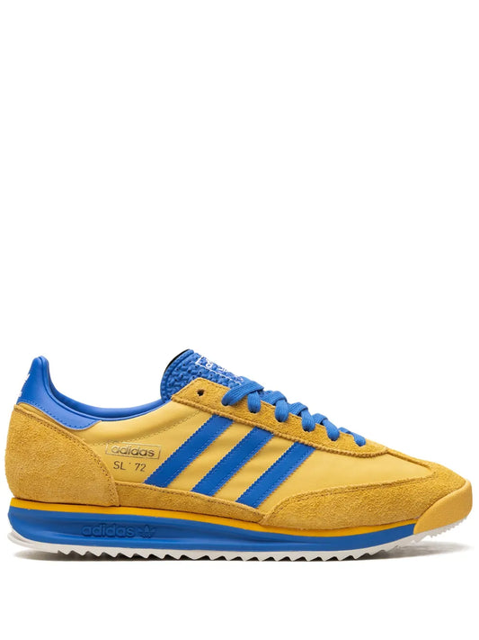 adidas Sl 72 Rs Utility Yellow/Blue Royal/Core White Sneakers — Yellow/Blue — Size US M 9 - US W 10.5 — Front View