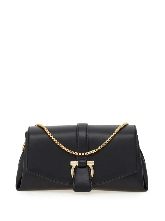 Ferragamo Small Front Flap Soulder Bag — Same as shown — Size One Size — Front View