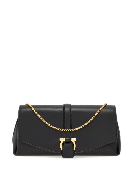 Ferragamo Medium Front Flap Soulder Bag — Same as shown — Size One Size — Front View