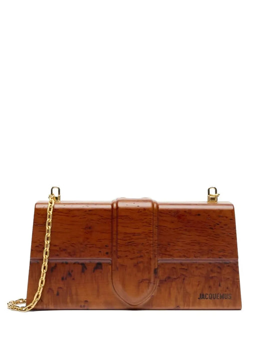 Jacquemus Le Bambino En Bois Shoulder Bag — Same as shown — Size One Size — Front View