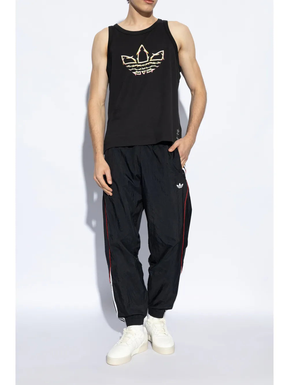 adidas Rivalry Lux Low Sneakers — White — Size US M 9.5 - US W 11 — Back View