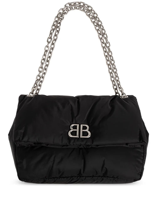 Balenciaga Medium Monaco Shoulder Bag — Same as shown — Size One Size — Front View