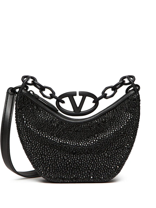 Valentino Garavani Mini Vlogo Moon Shoulder Bag — Same as shown — Size One Size — Front View
