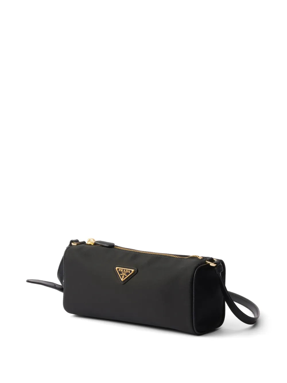 Prada Triangle Logo Pouch — Same as shown — Size One Size — Lifestyle View