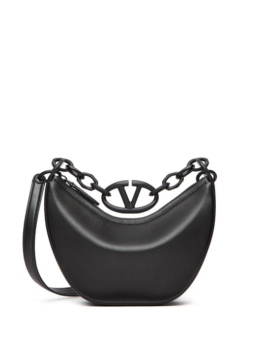 Valentino Garavani Mini Vlogo Moon Hobo Bag — Same as shown — Size One Size — Front View