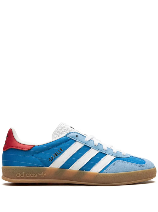 adidas Gazelle Indoor Paris Olympics - Blue Sneakers — Blue — Size US M 5.5 - US W 7 — Front View