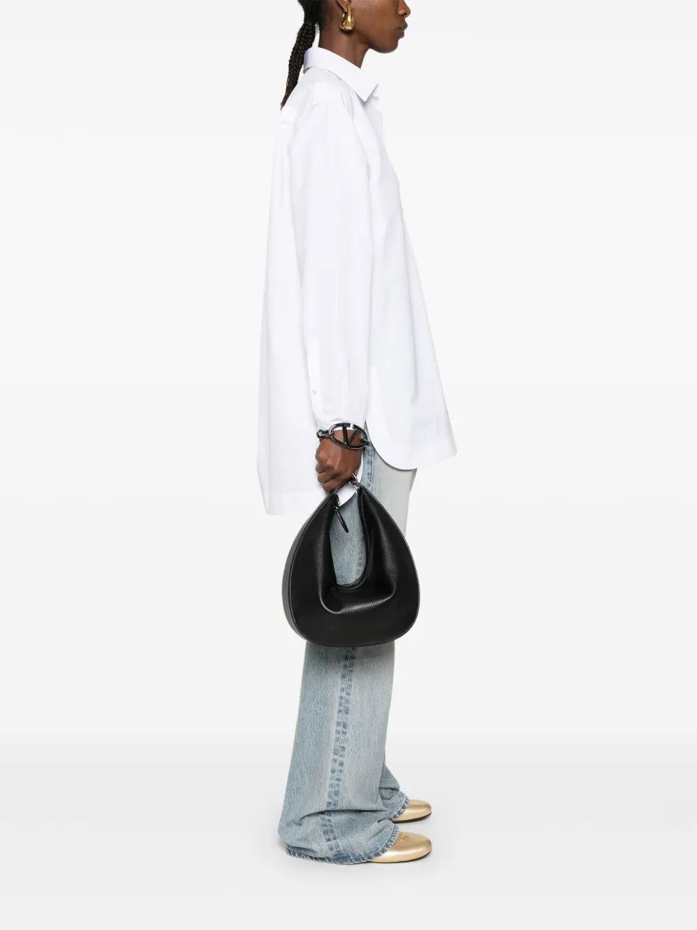 Valentino Garavani Small Moon Shoulder Bag — Same as shown — Size One Size — Side View