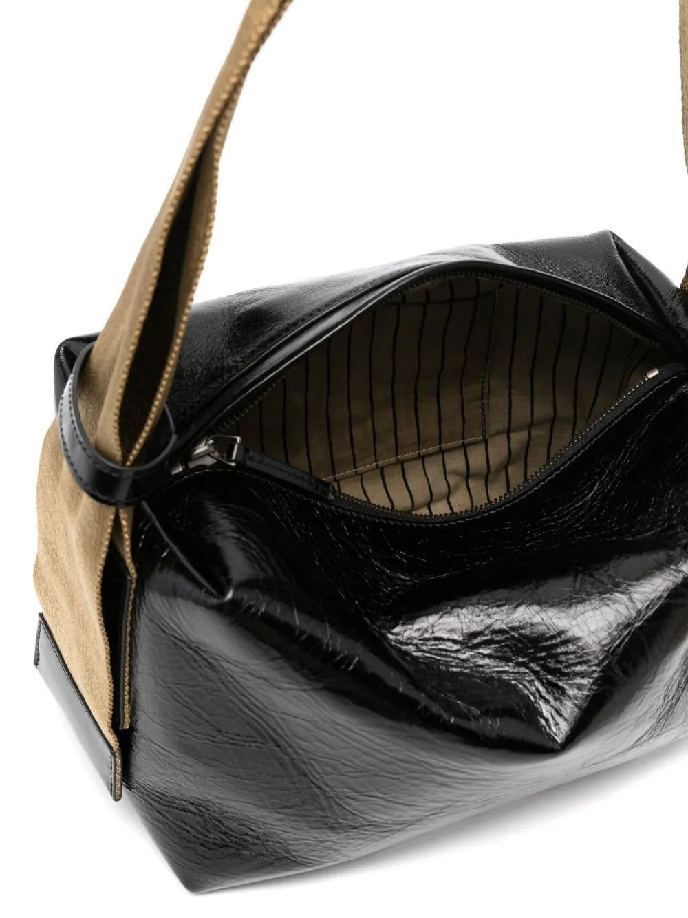 Uma Wang Logo Debossed Shoulder Bag — Same as shown — Size One Size — Detail View