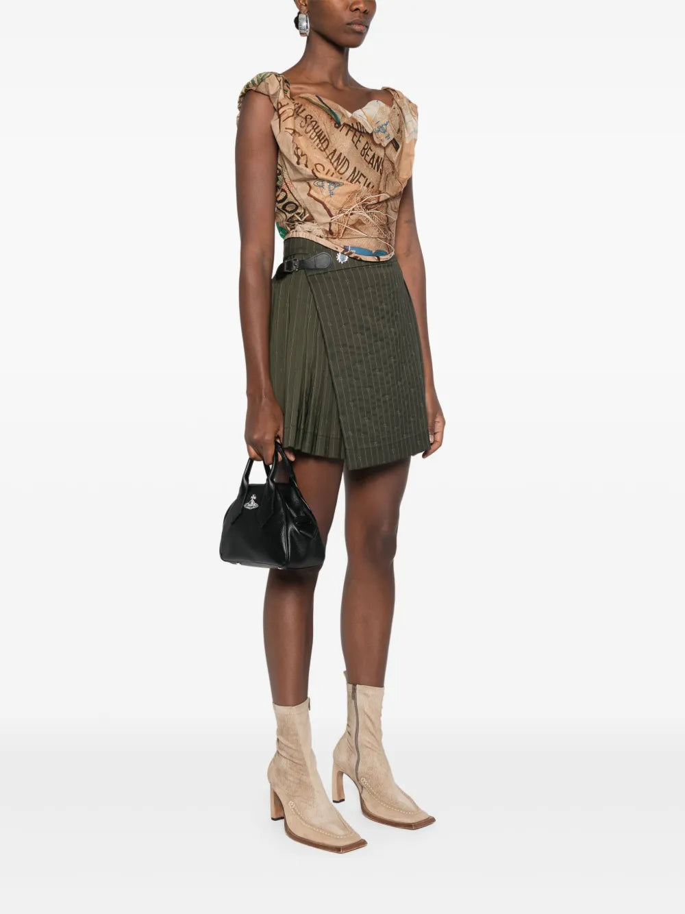 Vivienne Westwood Small Yasmine Tote Bag — Same as shown — Size One Size — Side View