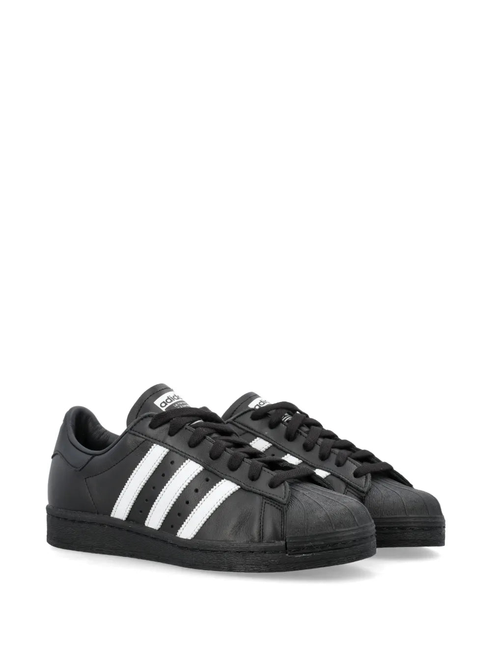 adidas Superstar 82 Sneakers — Black — Size US M 4 - US W 5.5 — Side View