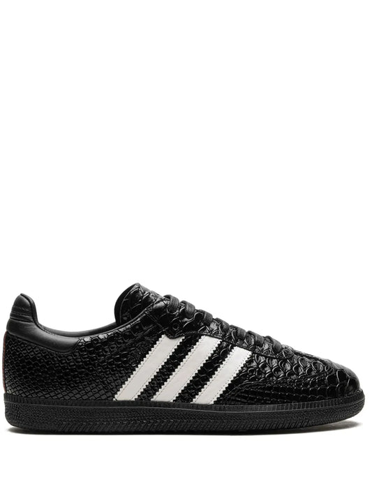 adidas Samba Og Made In Italy - Black Croc Sneakers — Black — Size US M 11 - US W 12.5 — Front View