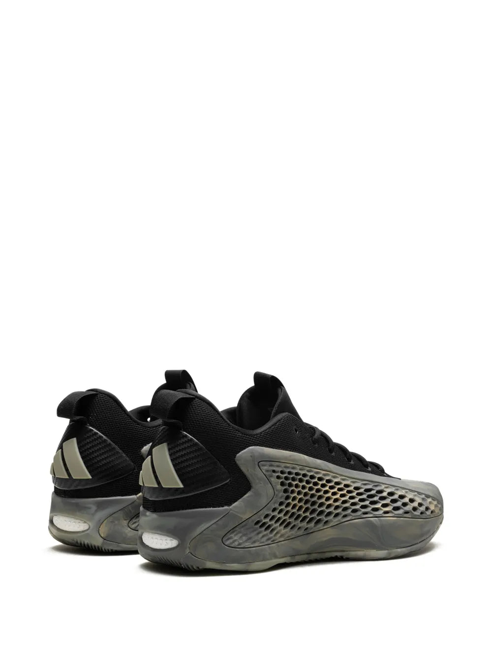 adidas Ae 1 Low Mx Grey Sneakers — Black/Grey — Size US M 7 - US W 8.5 — Back View