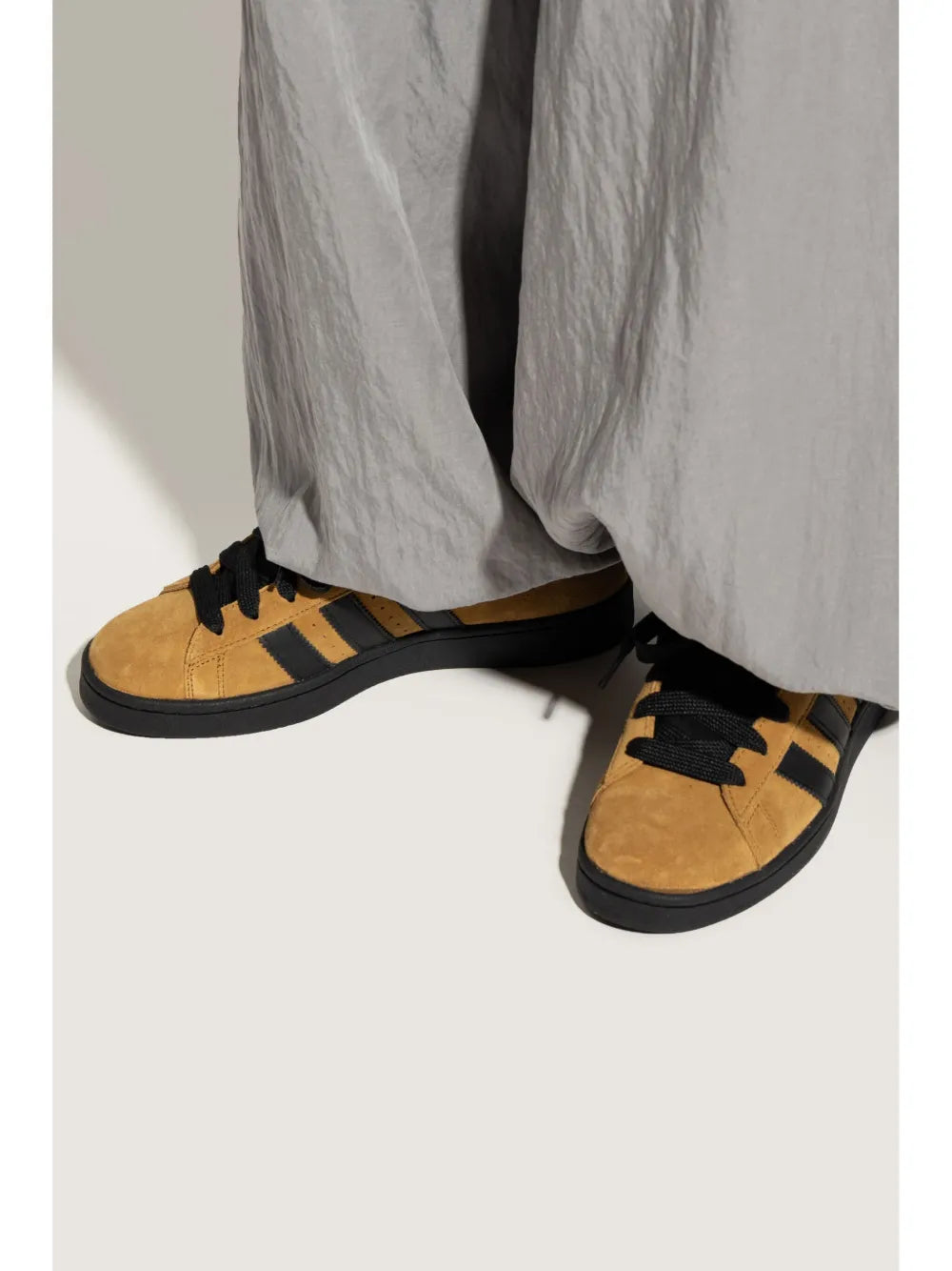 adidas Campus 00S Sneakers — Black/Cognac Brown — Size US M 6 - US W 7.5 — Side View