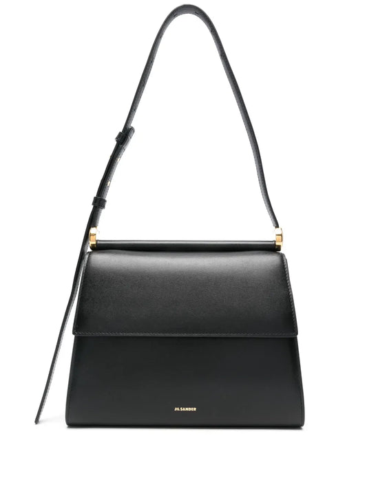 Jil Sander Leather Shoulder Bag — Same as shown — Size One Size — Front View
