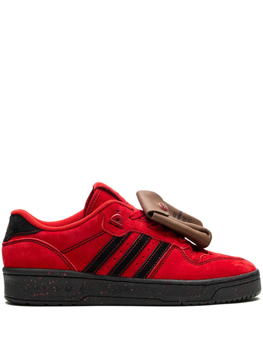 adidas Rivalry Marvel - Deadpool Trainers — Dark Red — Size US M 9.5 - US W 11 — Front View