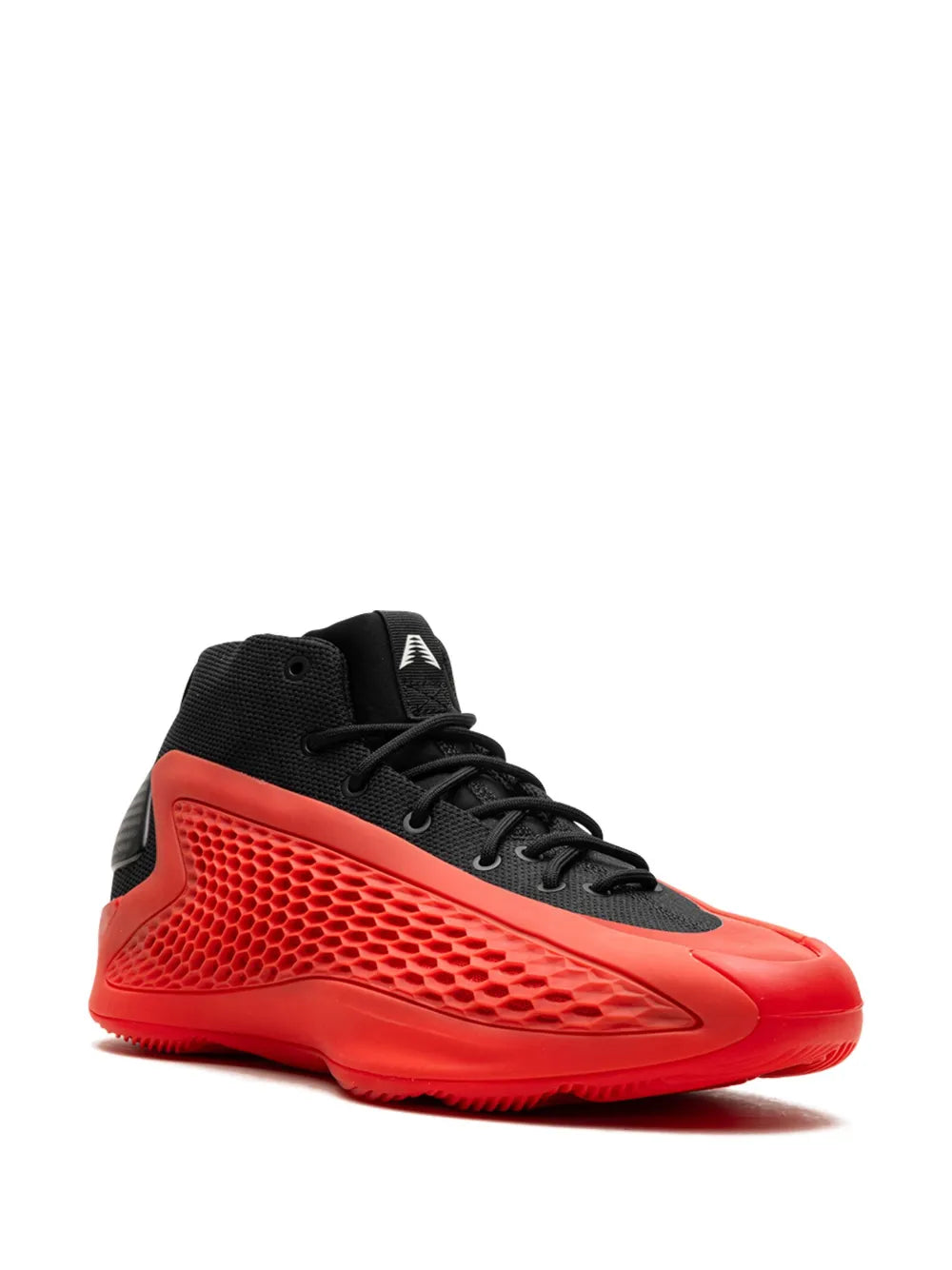 adidas Anthony Edwards 1 Georgia Sneakers — Core Black/Red/Cloud White — Size US M 9 - US W 10.5 — Side View