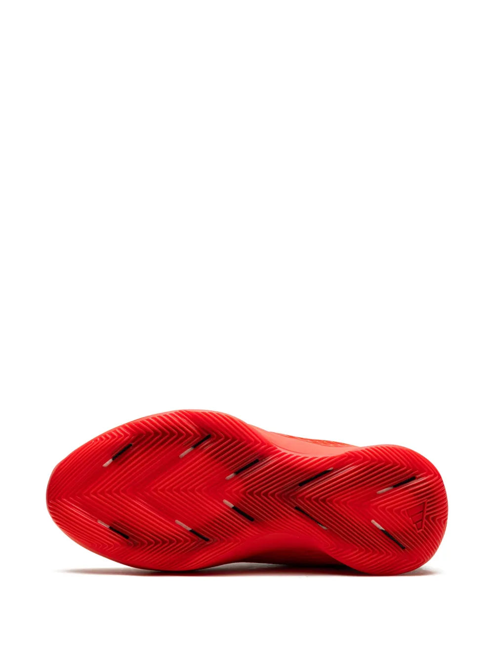adidas Anthony Edwards 1 Georgia Sneakers — Core Black/Red/Cloud White — Size US M 9 - US W 10.5 — Top View