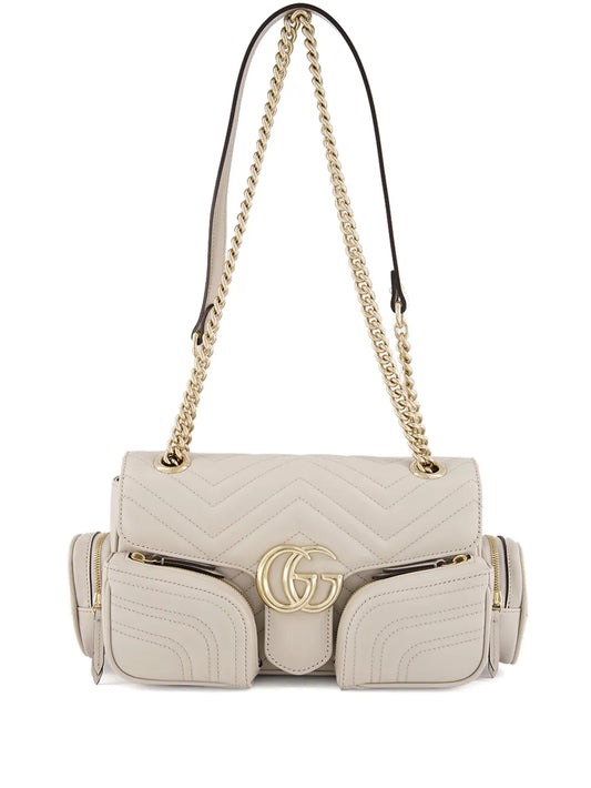 Gucci Small Gg Marmont Shoulder Bag — Same as shown — Size One Size — Front View