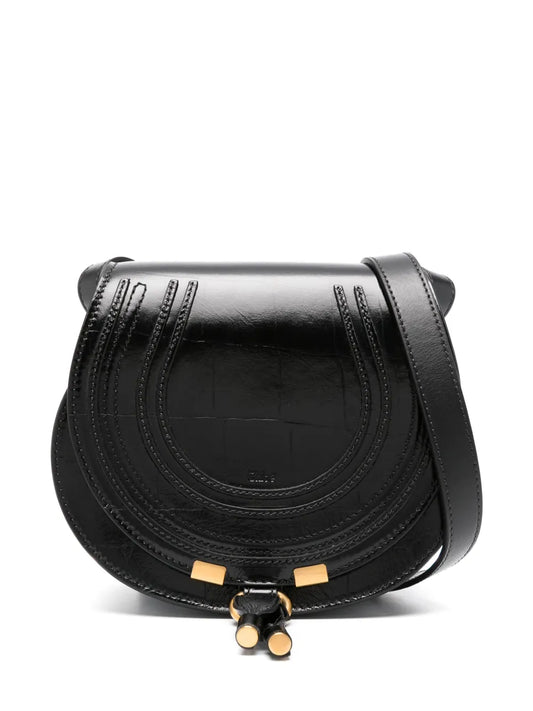 Chloe Small Marcie Saddle Shoulder Bag — Same as shown — Size One Size — Front View