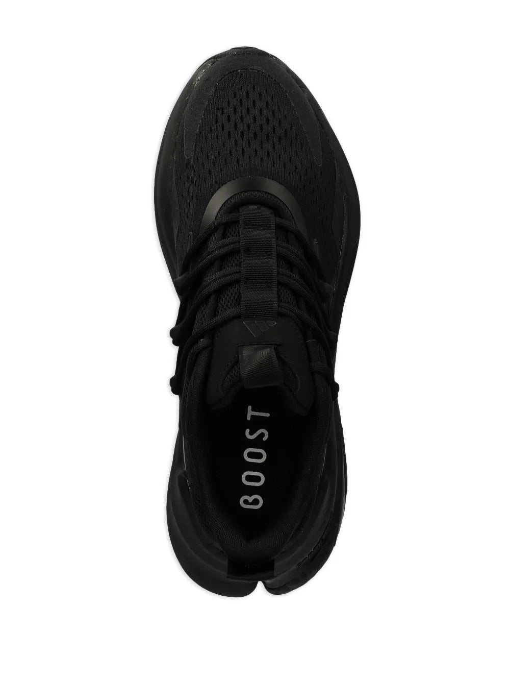 adidas Alphaboost V1 Sneakers — Black — Size US M 9 - US W 10.5 — Top View