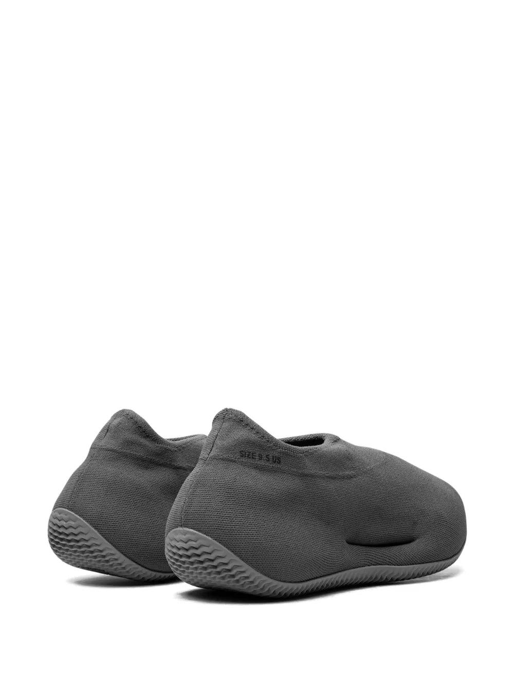 adidas Yeezy Knit Runner Grey Sneakers — Grey — Size US M 3.5 - US W 5 — Back View