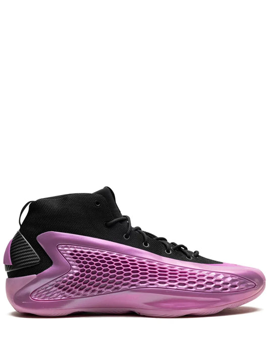 adidas Anthony Edwards 1 Preloved Purple Sneakers — Black/Purple — Size US M 9 - US W 10.5 — Front View