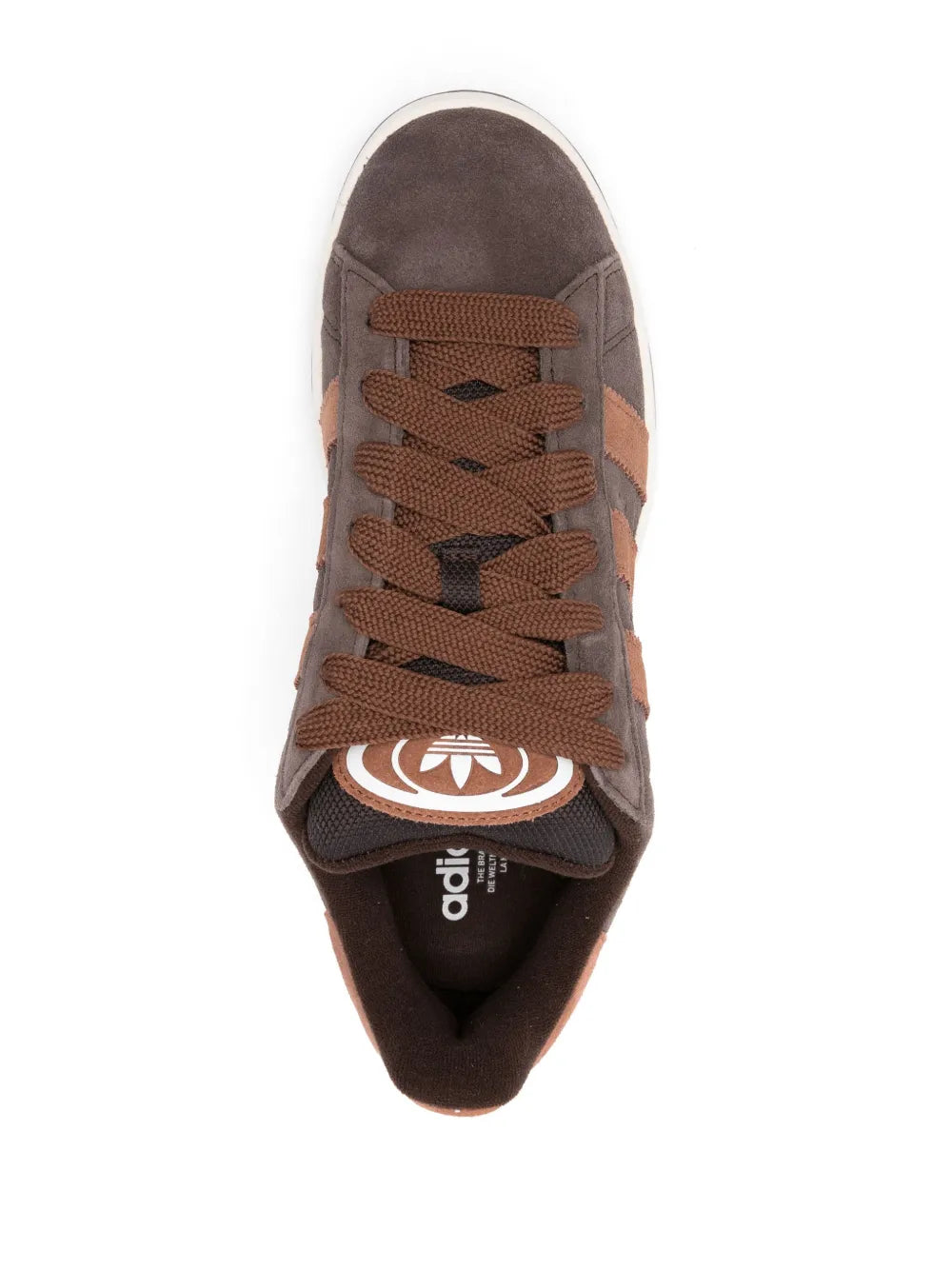 adidas Campus 00S Sneakers — Cedar Brown — Size US M 10 - US W 11.5 — Top View