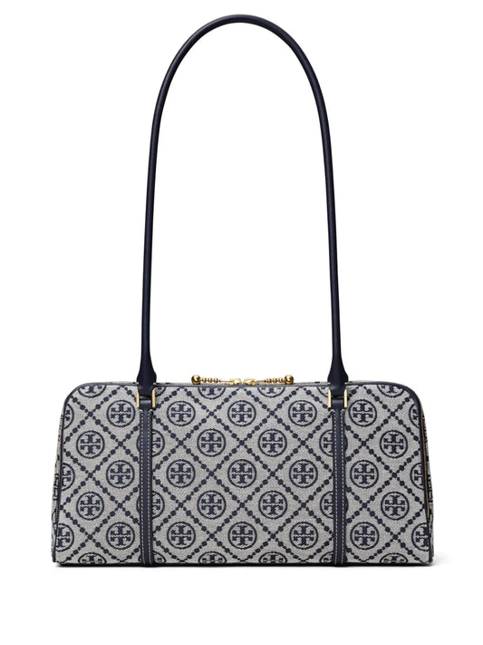 Tory Burch Small T Monogram Marshmallow Shoulder Bag — Same as shown — Size One Size — Front View