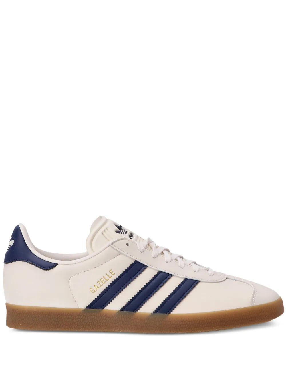 adidas Gazelle Sneakers — White/Navy Blue — Size US M 5 - US W 6.5 — Front View