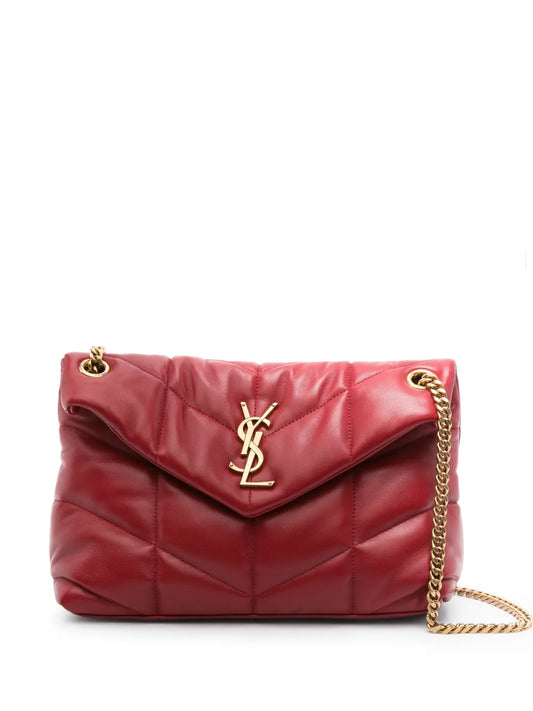 Saint Laurent Small Puffer Shoulder Bag — Same as shown — Size One Size — Front View
