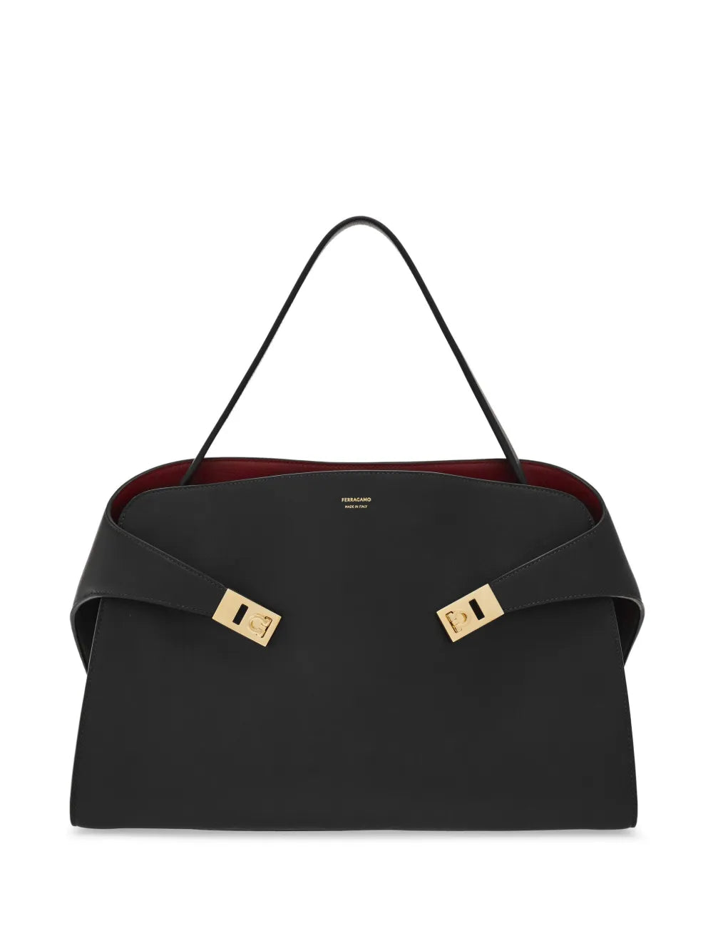Ferragamo Medium Hug Shoulder Bag — Same as shown — Size One Size — Front View