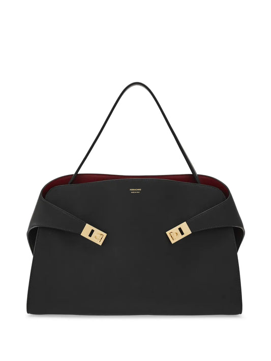 Ferragamo Medium Hug Shoulder Bag — Same as shown — Size One Size — Front View