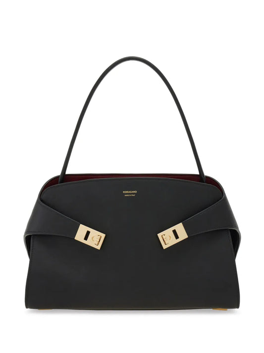 Ferragamo Small Hug Soft Shoulder Bag — Same as shown — Size One Size — Front View