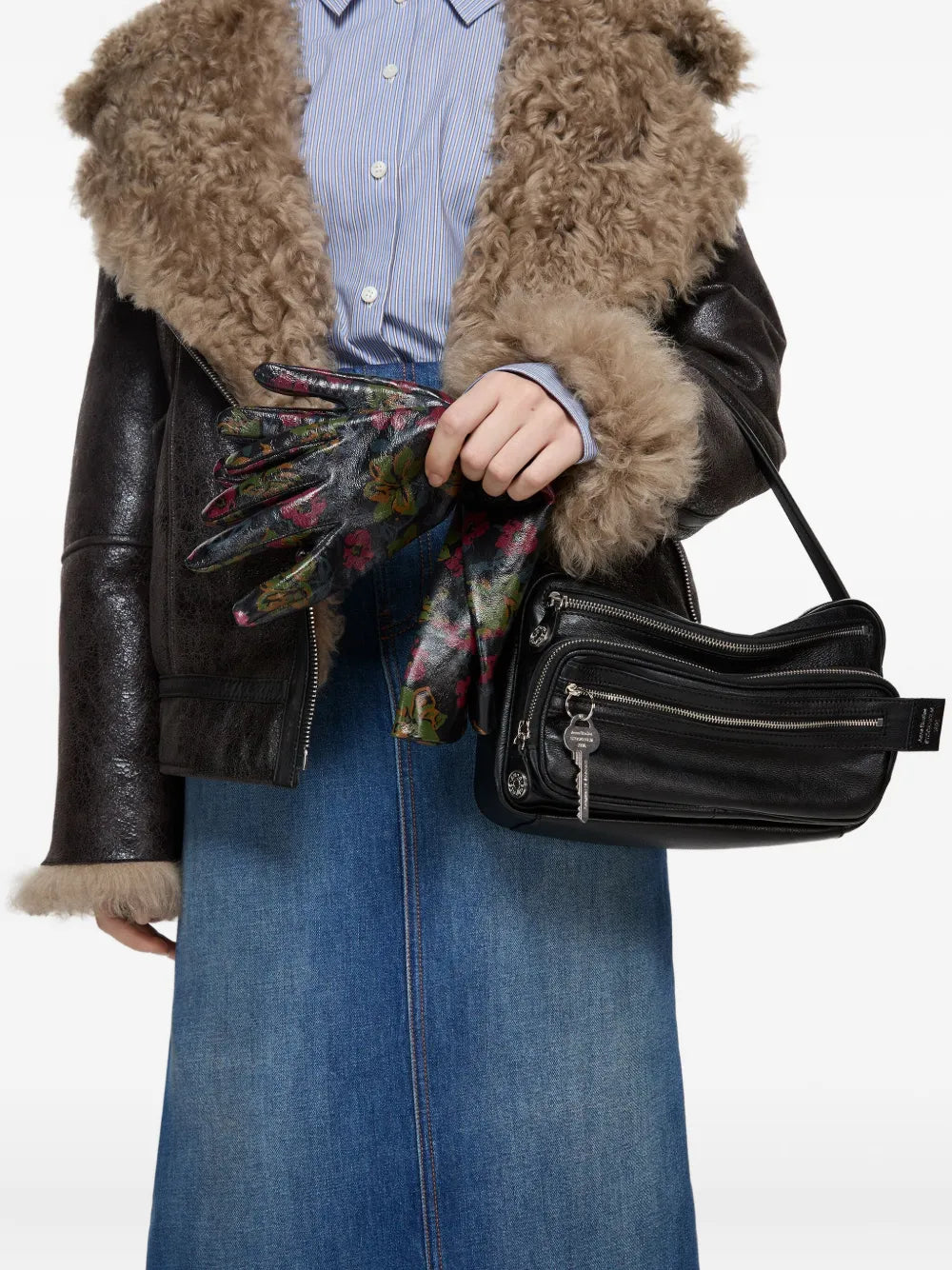 Acne Studios Small Camero Shoulder Bag — Same as shown — Size One Size — Back View