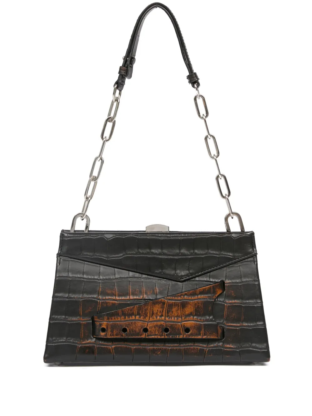 Maison Margiela Small Snatched Shoulder Bag — Same as shown — Size One Size — Front View