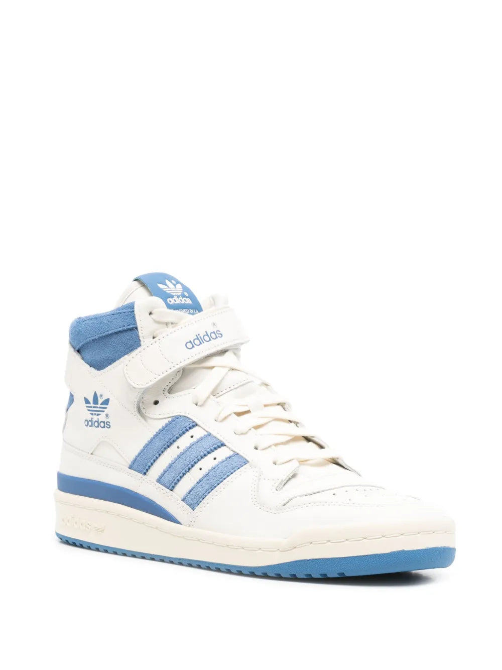 adidas Forum 84 Sneakers — Sky Blue/White — Size US M 8.5 - US W 10 — Side View