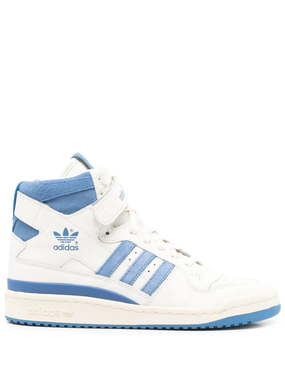adidas Forum 84 Sneakers — Sky Blue/White — Size US M 8.5 - US W 10 — Front View