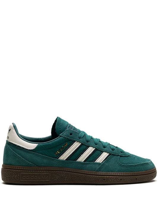 adidas Handball Spezial Noble Green/Off White/Green Night Sneakers — Dark Green — Size US M 7.5 - US W 9 — Front View