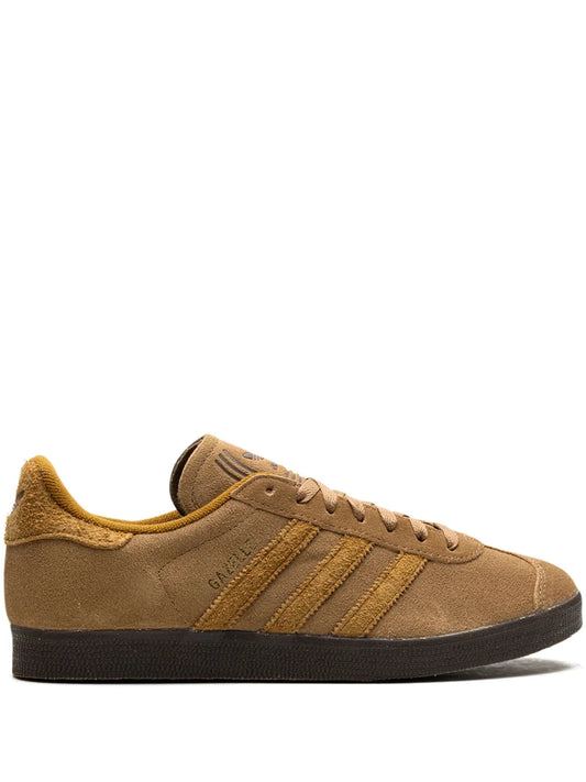 adidas Gazelle Brown Desert Sneakers — Camel Brown — Size US M 3.5 - US W 5 — Front View
