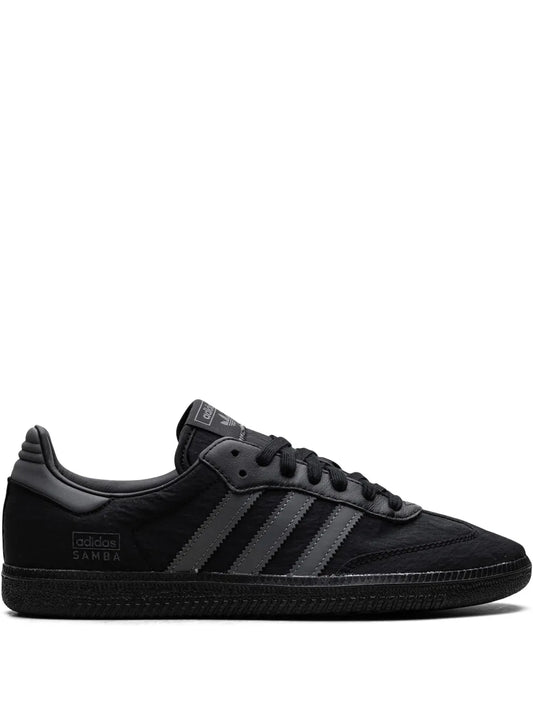 adidas Samba Og Core Black Reflective Sneakers — Black — Size US M 9.5 - US W 11 — Front View